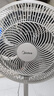 美的（Midea）【品质推荐】七叶轻音柔风电风扇/家用省电落地扇/台式电扇/广角摇头节能宿舍小型风扇 SAE35CA 实拍图