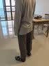 顶瓜瓜顶呱呱睡衣男士纯棉春夏圆领长袖可外穿家居服套装男185 实拍图