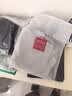 名创优品（MINISO）男士长袖t恤春夏季速干防晒半拉链立领打底衫上衣男款Z 浅灰 XL 实拍图