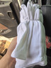 星工（XINGGONG）礼仪白手套劳保手套纯棉加厚透气防滑耐用文玩珠宝表演12付XGS-P5 实拍图