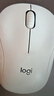 罗技（Logitech）M196 无线蓝牙鼠标 办公鼠标 笔记本商务办公家用 小巧便携 对称手型 珍珠白 实拍图