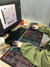 典元超大鼠标垫办公cad快捷键大全PS软件excel桌面键盘电竞游戏电脑桌垫加厚大号精密锁边学生电脑桌垫 快捷键（黑底彩条）尺寸 300mm*800mm 厚度3mm 实拍图