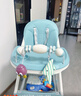三条小鱼宝宝餐椅多功能可折叠便携儿童餐桌椅婴幼儿小孩可调节吃饭桌座椅 牛油果绿【折叠+万向轮+调节】 实拍图