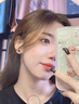唐后（TH）唐后纯银镶翡翠耳钉轻奢日常通勤约会高级感耳饰送女友闺蜜耳环 实拍图