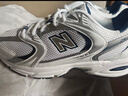 NEW BALANCE NB530官方老爹鞋男鞋女鞋情侣复古夏季透气网面百搭运动休闲鞋 米白/金属银MR530KA 建议拍小半码 37 (脚长22.5cm尺码详询客服) 实拍图