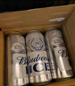 百威冰啤酒500ml*18听整箱装【99%好评】京东自营踏春送礼 实拍图