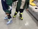 小状元儿童轮滑鞋3-6岁溜冰鞋全闪尺码可调节体育课适用26年新升级蓝S 实拍图