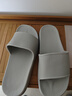 京东京造【糖果拖】拖鞋居家男士防滑轻便情侣防臭浴室拖凉拖水泥灰44-45 实拍图