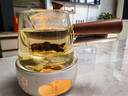 忆壶茶（YIHUTEA）温茶炉蜡烛加热器小火炉水果花茶保温加热底座家用暖茶器茶具套装 【赠蜡烛50颗】炉+侧把壶700ML 实拍图
