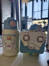 杯具熊（BEDDYBEAR）儿童保温杯带手柄吸管儿童水杯316不锈钢宝宝学饮杯子400ml大耳狗 实拍图