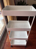 密林 缝隙置物架卧室宿舍收纳移动卫生间厨房夹缝储物架4层白色22cm   实拍图
