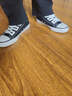 意利船长休闲鞋男女经典star帆布鞋低帮透气运动板鞋 A21203 黑色男款 40 实拍图