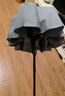 天堂 全自动雨伞三折 10骨加固一键开收易甩干简约晴雨伞 天际灰 实拍图