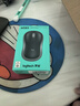 罗技（Logitech）M185鼠标 无线鼠标 办公鼠标 对称鼠标 黑色红边 带无线2.4G接收器 实拍图