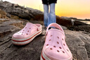 CROCS卡骆驰贝雅卡骆班洞洞鞋轻便耐磨拖鞋一脚蹬休闲鞋|205089 芭蕾粉/糖果粉-6TG 39 (240mm) 实拍图