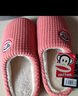 大嘴猴（paul frank）棉拖鞋女秋冬情侣时尚家居厚底毛绒保暖棉鞋男PF806 实拍图