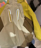 左西儿童冲锋服2026秋款男童三合一外套秋装防风防水软壳 黄绿色 160 实拍图