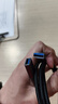 绿联USB3.0延长线 公对母数据连接线 适用U盘鼠标键盘打印机分线器扩展加长转接线铝壳编织1.5米10496 实拍图