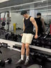 莫代尔50支莫代尔男士背心男夏季轻薄款无痕宽肩运动大码打底衫背心上衣 实拍图