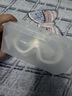 MINCITY术后护目镜女洗澡洗头防水割双眼皮激光飞秒眼罩防护眼镜大框泳镜 透明白[大框款] 实拍图