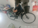 飞鸽自行车成人男女式全轴承24寸26寸双碟刹轻便男女士大学生代步单车 碟刹 黑色【单速】充气胎+全轴承 26英寸 建议身高165-180 实拍图