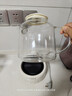 小质养生壶1.5L全玻璃花茶壶0胶水0金属恒温煮茶器办公室热牛奶神器保温壶家用烧水壶电热水壶 实拍图