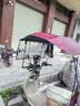 浪漫西施新款雨棚篷挡板可折叠电瓶摩托车防风挡雨防晒伸缩式遮阳伞 挡板可折叠+3秒收+免组装+红提花 车把有后视镜+整体可快拆+不怕查 实拍图