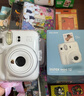 富士（FUJIFILM）mini 12自带美颜拍立得相机套餐含相纸迷你7+/se/9/11/25/90/99胶片相机升级版七夕情人节礼物 薄荷绿【影像花室套装】 套餐一【标配+10张相纸+水晶壳+基础 实拍图