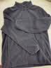京东京造摇粒绒外套防静电抓绒衣保暖卫衣夹克男女同款t恤打底 深灰色 M 实拍图
