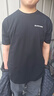 蓝之旺 T恤定制工作服印字logo夏季短袖男公司文化衫班服订做团建衣服 A款正肩黑色 【26支全棉180g】 XL 实拍图