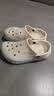 卡骆驰（CROCS）贝雅卡骆班洞洞鞋|205089 冬日白/彩色-1LI   36 /37(220mm)   实拍图