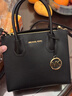 MICHAEL KORS Mercer中号黑色风琴包手提单肩35S1GM9mk女包礼物女士轻奢包包 实拍图