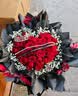 百花馆鲜花同城配送小时达玫瑰花满天星洋桔梗真花束生日礼物女友成人礼 【挚爱偏宠】33朵红玫|dys23 实拍图