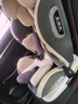 Heekin德国 儿童安全座椅汽车用0-4-12岁婴儿宝宝360度旋转ISOFIX硬接口 尊享灰(遮阳棚+上拉带+侧保护) 实拍图