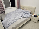 富安娜枕套纯棉60S长绒棉枕头套 全棉枕套 学生家用 一对装 74*48cm灰 实拍图