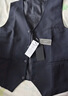 海派浩宇 西装马甲男修身商务正装马褂无袖高级感西服马夹背心职业装坎肩 灰色马甲 2XL (180) 推荐65-72KG 实拍图