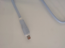 艾昊者适用苹果数据线iPhone14/13/12/11promax/6s/7/8plus液态软胶充电线带灯手机通用快充 自带柔和灯【蓝色】液态防断耐用线材 1.5米 实拍图