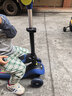 babycare儿童滑板车2-6岁二合一折叠车重力转向宝宝可坐生日礼物 奥里安蓝 实拍图