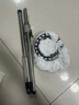 百家好世 旋转拖把杆好神拖墩布地拖免手洗懒人拖地旋转桶配件通用替换 【升级加长省力】金属杆+金属盘+共1头 实拍图