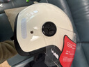 AD新国标3C认证电动车头盔男女士四季通用电瓶车安全帽女款夏季双镜防晒骑行轻便半盔165-1初遇米 实拍图