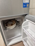 华宝小冰箱小型家用出租房用冷藏冷冻两用一级能效节能省电迷你宿舍寝室办公室二门电冰箱 【净化去味 一级能效】58L银色【全国联保】 实拍图