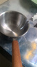 热油小锅泼油锅加厚不锈钢木柄防烫带刻度双倒流口不挂油无涂层 【木柄】爆款300ml 实拍图