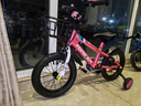 永久（FOREVER）儿童自行车男女童车小孩单车14寸脚踏山地车3-6岁平衡车粉色 实拍图
