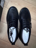 百丽通勤商务皮鞋男鞋夏牛皮科技缓震休闲皮鞋A1949 黑色-打孔 42 实拍图
