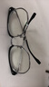 蔡司（ZEISS）镜片近视眼镜框男半框防蓝光辐射可配带散光度数眼睛女钛合金镜架 升级钛材 黑银 配colorein镜片1.60防蓝光 0-800度 实拍图