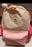 SHUKIKU儿童书包幼儿园防丢失防泼水大容量户外旅游双肩包桃子果汁S+码 实拍图