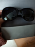 帕森（PARZIN）太阳镜女 复古大框时尚偏光太阳眼镜开车驾驶遮阳防晒墨镜送礼物 黑色【PZ6214】 实拍图
