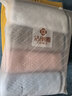 洁丽雅（Grace）纯棉绣花洗脸巾简约素雅面巾擦脸洁面毛巾四条装 红*兰*白*灰运动 实拍图