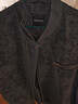 gxgjeans男装 PU皮时尚休闲宽松棒球领飞行员夹克外套25秋新品 黑灰 L (175) 实拍图