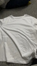 京东京造【热销超20万件】短袖女T恤5A夏季新款潮流上衣 白 M 实拍图